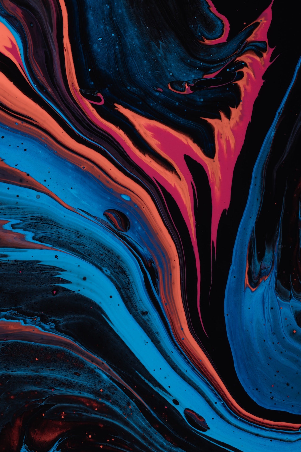 Liquid abstraction poster #3